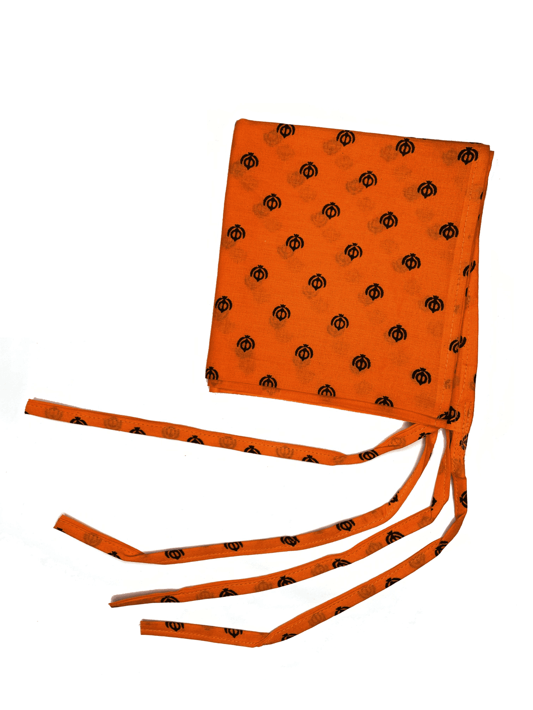 Printed Dori Patka Deep Orange