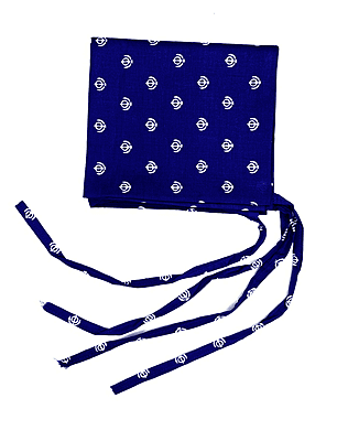 Printed Dori Patka Dark Royal Blue