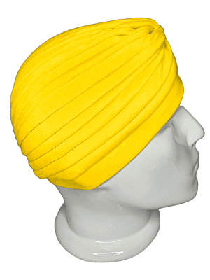 Readymade Kids Turban Printed Yellow