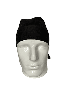 Lycra Cotton Thai Patka Black