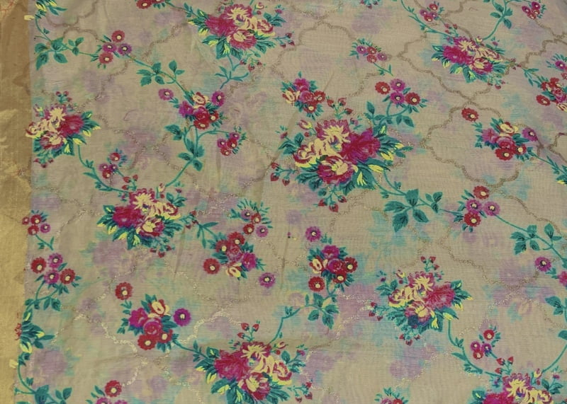 Floral Print Beige Floral Print Beige